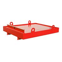 Hanging band for skips painted gray mouse