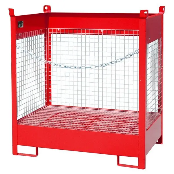 Pill rack, lacquer, live red