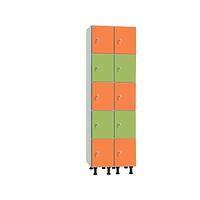 Melamine locker with phenolic door 5 doors