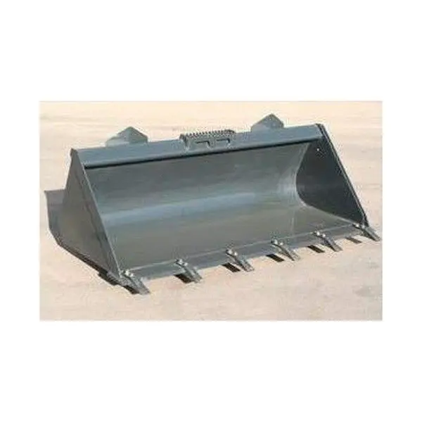 Standard bucket for mini loaders, midi loaders, backhoe loaders, telehandlers, and multi-purpose vehicles