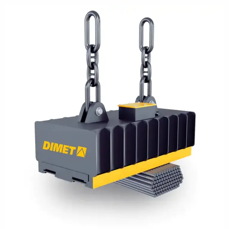 DIMET Electroimanes para acero de armadura/tubos/piezas metálicas/largas en paquetes