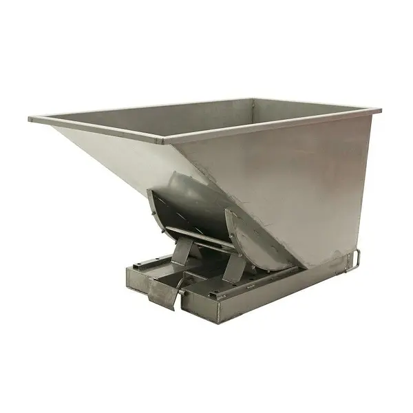 600L stainless steel tilting container