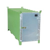 Fluorescent tube box painted green