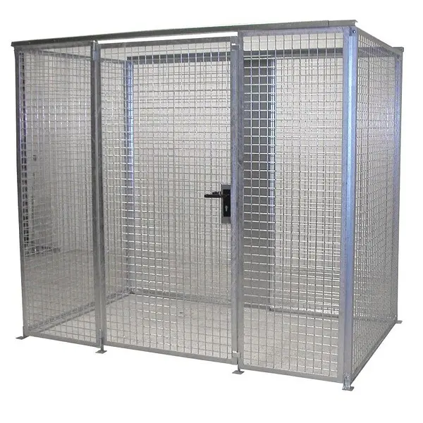 Gas bottle storage container galvanized steel