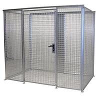 Gas bottle storage container galvanized steel