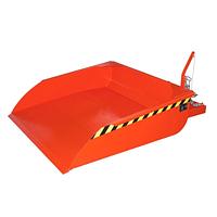 Pala para manipular granel, pintada Rojo fuego
