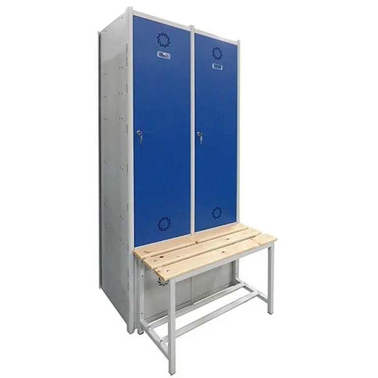 Lockers and 1 door bench modules