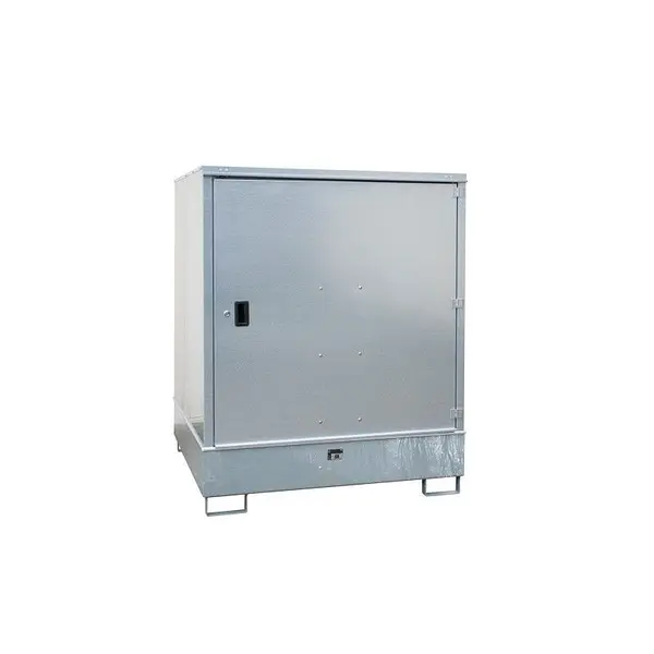 Hazardous materials cabinet for 200 liter drums
