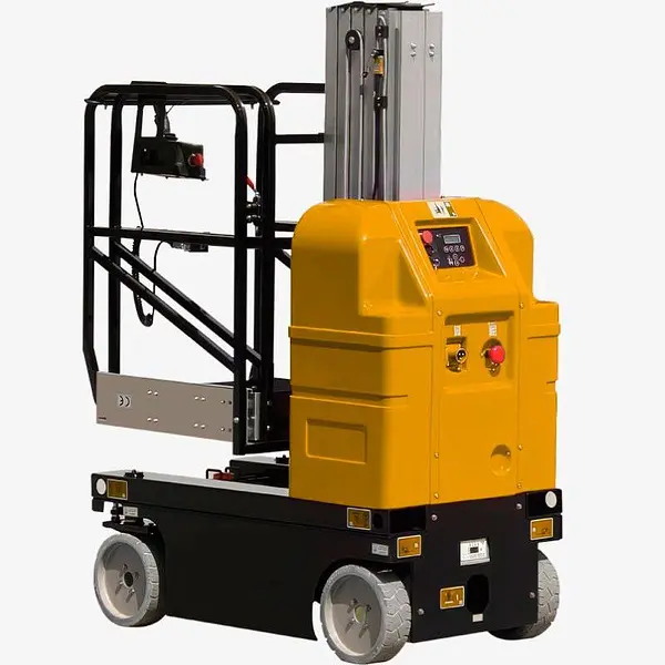 Plataforma Elevadora mástil vertical con brazo 7,5m-125kg