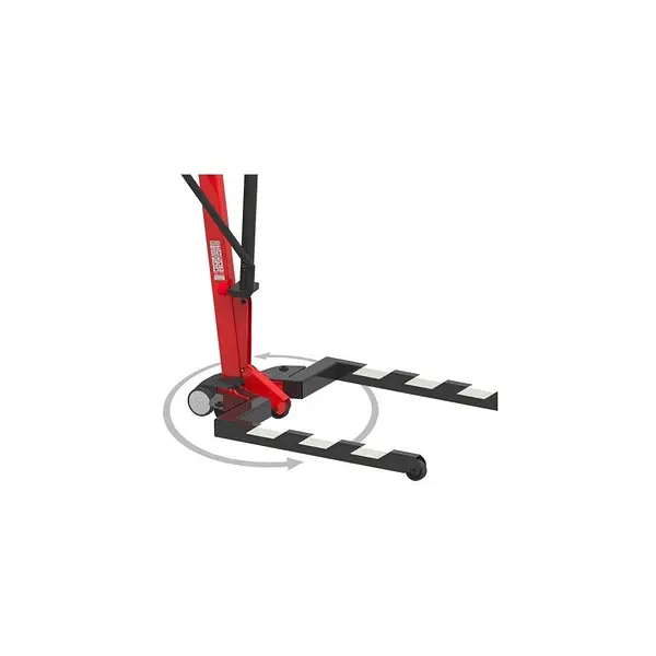 2000kg foldable manual crane