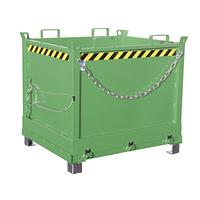 Contenedor con base Drop Away, pintado, verde Reseda