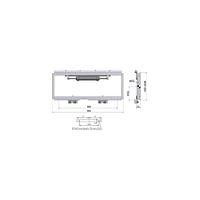Desplazador lateral FEM2 2500kg 1020mm