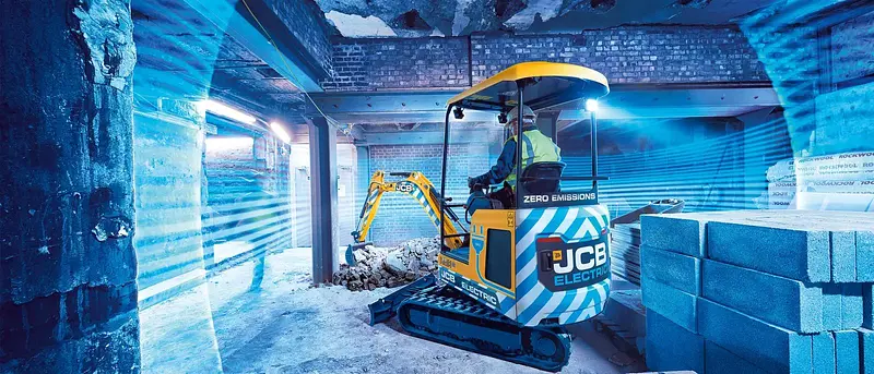 JCB 19C-1E electric mini excavator