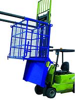 Manupack 1100L/500Kg bottom discharge container mesh