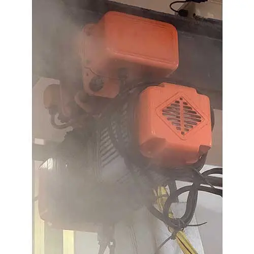 Electric hoist with trolley, 5000Kg, 6m of chain