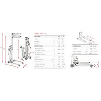 Toro 50-452/10A front lift 150 kg 4100 mm
