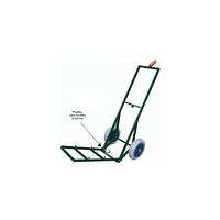 Cart folding shovel 600mm with steel frame and pneumatic wheels