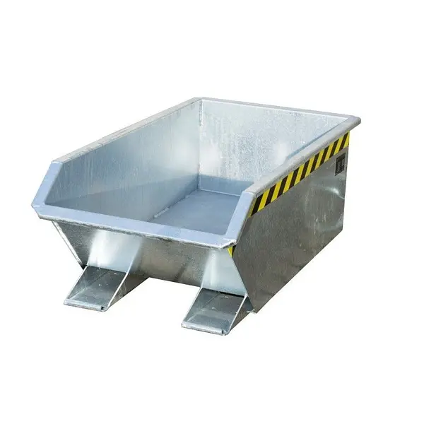 Mini contenedor basculante, galvanizado en caliente