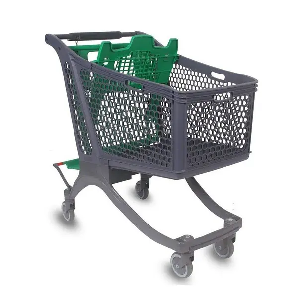 Carro Supermercado Plástico 180L
