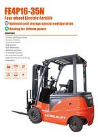 NobleLift FE4P16/18/20/25/30/35N N Series 1600 to 3500 kg electric forklift
