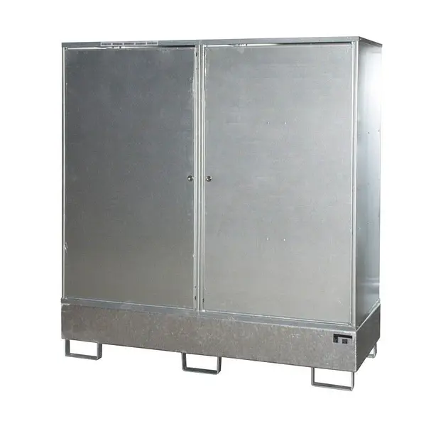 Hazardous materials storage cabinet galvanized steel