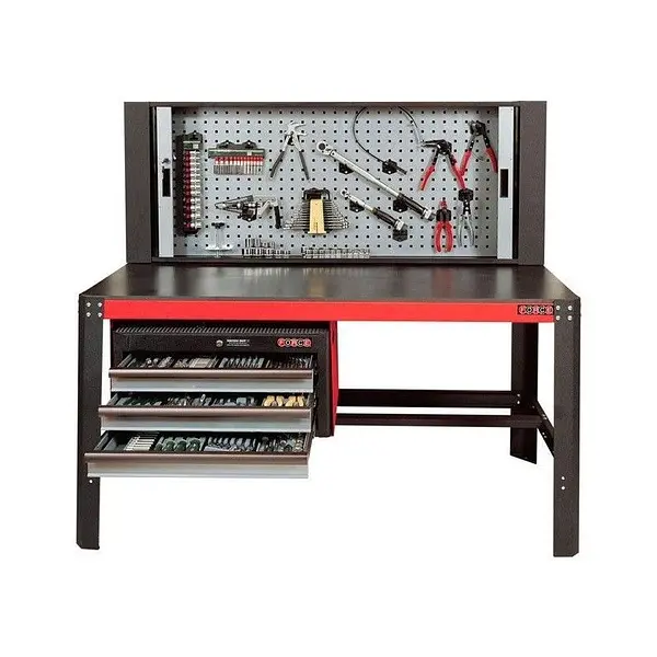 mesa de trabajo con 177 herramientas