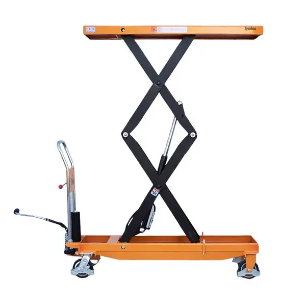 Manual lifting table 1000kg to 1700mm - 610x1200mm platform