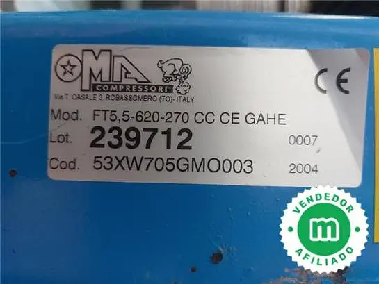 ABAC FT5 three-phase air compressor