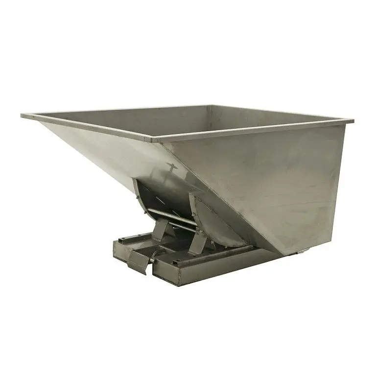 900L stainless steel tilting container