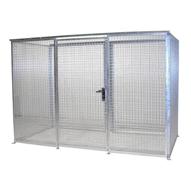 Contenedor para bombonas de gas, galvanizado en caliente