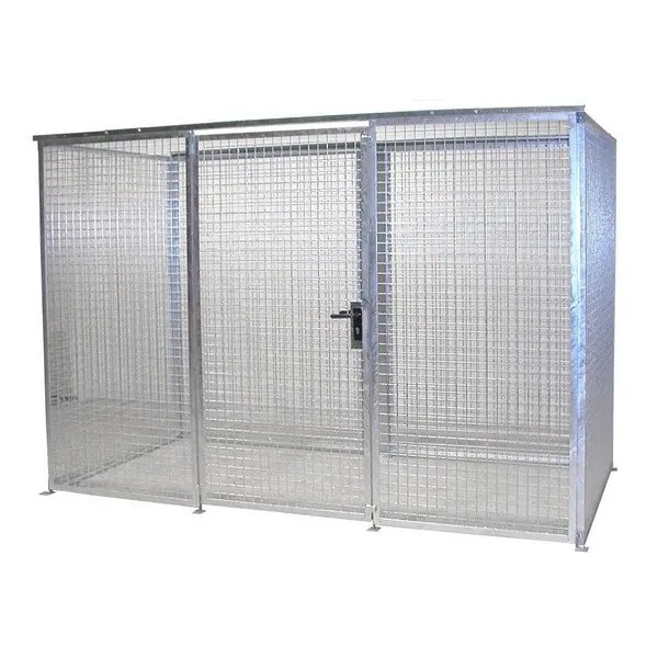 Gas bottle storage container galvanized steel