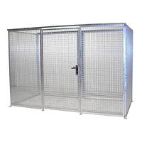 Contenedor para bombonas de gas, galvanizado en caliente
