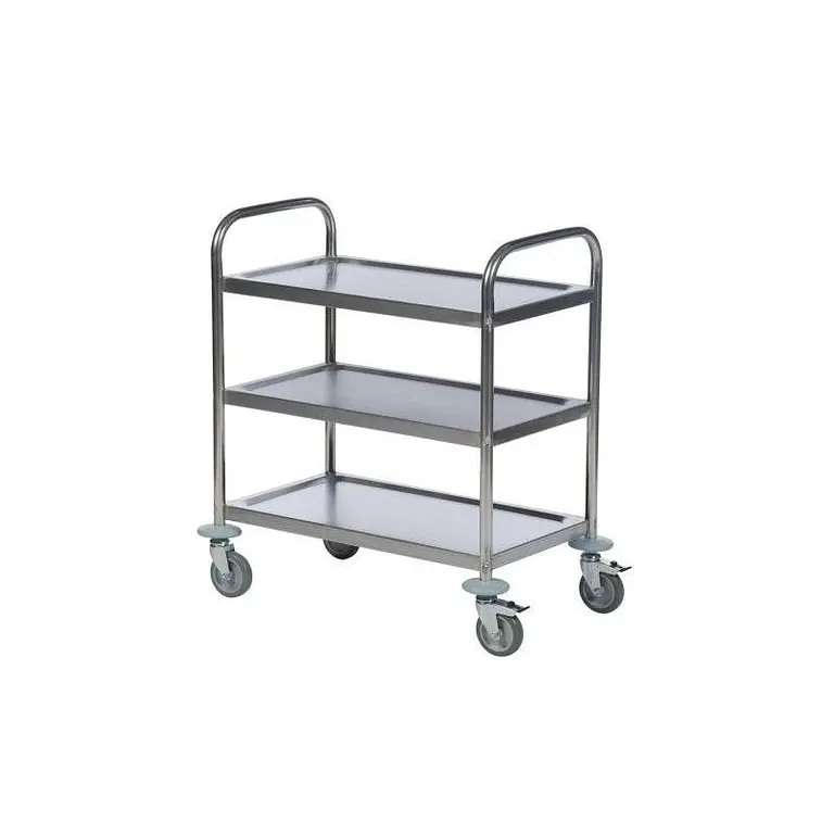 Carro 3 bandejas Inox