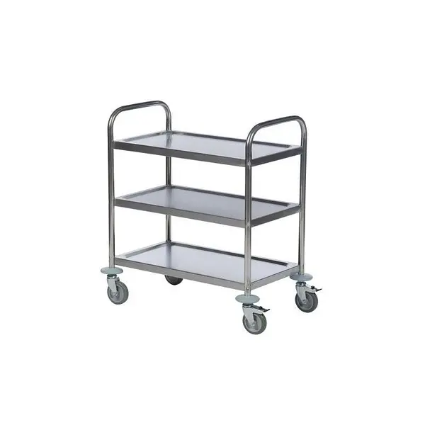 Carro 3 bandejas Inox