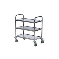 Carro 3 bandejas Inox