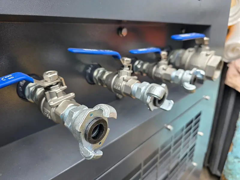 Compresor de aire rotativo de tornillo portátil Cummins diésel