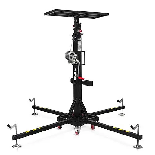 Torre de elevación telescópica para cargas de hasta 150 kg