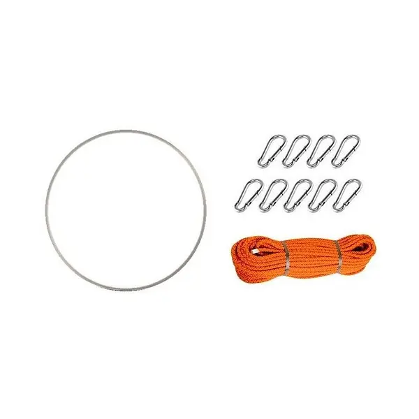 Debris chute with rotating clamp