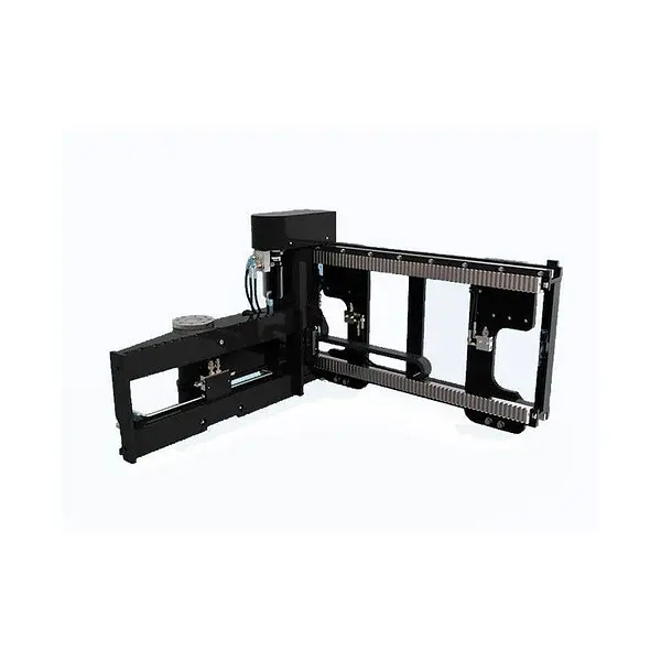 FEM2 FEM3 trilateral attachment for lateral charge forklift