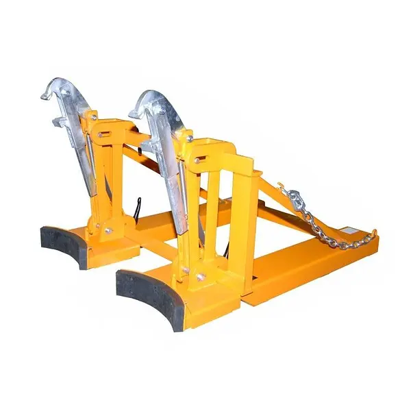 Elevator of drums, painted, Orange yellow