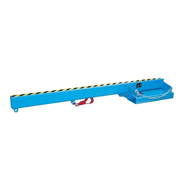 Brazo de carga, pintado, azul claro