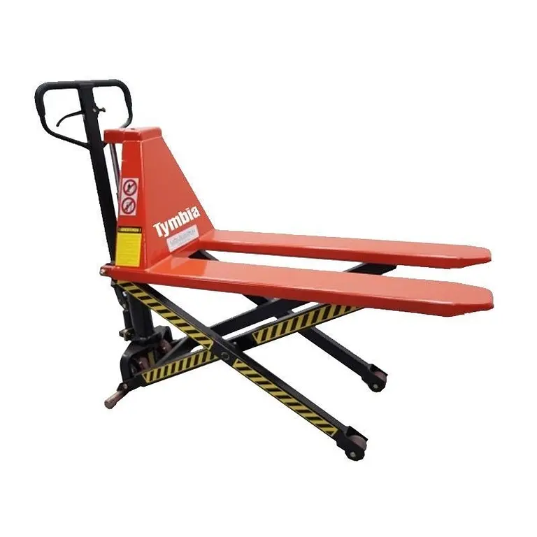 Table forklift with spring scissor lift