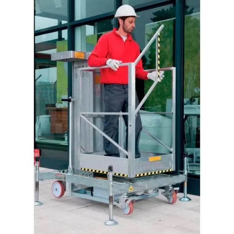 Plataforma Elevadora Manual 200kg a 5,25m Elevación