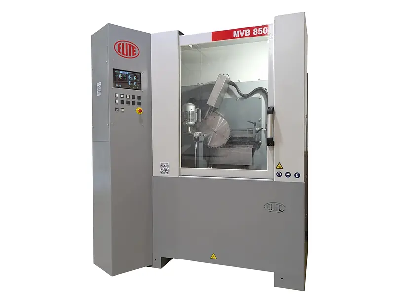 Máquina de afilado y desbaste de acero Elite MVB 850 para sierras circulares de dientes de carburo de tungsteno