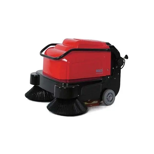Electric walk-behind sweeper
