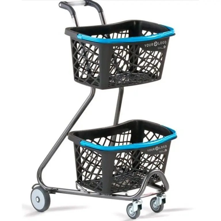 ECO self-service cart with hand basket
