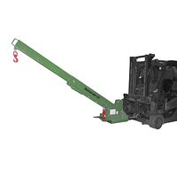 Arms Crane Extensible, painted, green