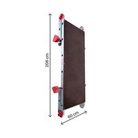 Folding work platform for professional use