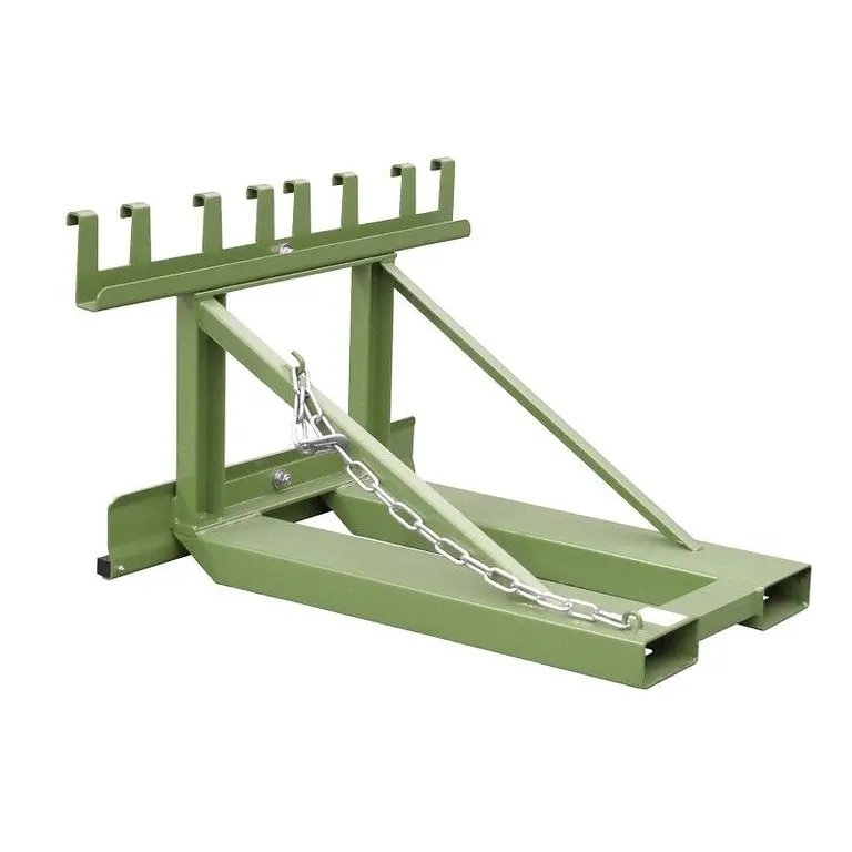 Wheelie bin jack painted green