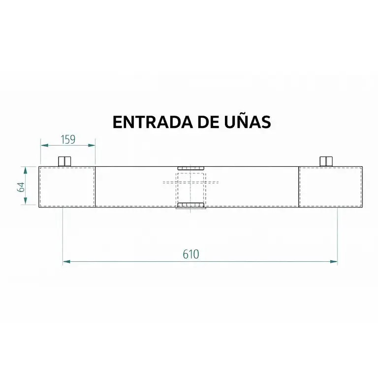 Sweeper Implement for Forklift 1.500mm